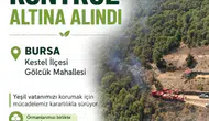Bursa'da korkutan orman yangını: Ekiplerin 2,5 saatlik zorlu mücadelesi sonuç verdi