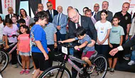 Denizli’de çocuklara bisiklet sürprizi