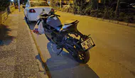 Eskişehir’de alkollü motosiklet sürücüsü kaza yaptı