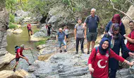 Turgutlu'nun doğa tutkunları kanyon rotasında buluştu