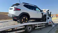 Alaca’da çekici traktöre arkadan çarptı, sürücü yaralandı