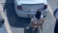 Yalova'da park yeri kavgası Sandalyeyle nöbet tuttu