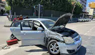 Uşak’ta trafik kazası Kamyonet devrildi dört kişi yaralandı