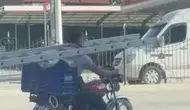 Osmaniye trafiğinde pes dedirten merdivenli yolculuk