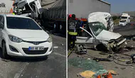 Freni boşalan Tır dehşet saçtı: 1 ölü, 9 yaralı