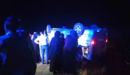 Sivas İmranlı yolunda minibüs devrildi 7 yaralı