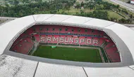 Samsunspor'un stadında zemin mesaisi sona eriyor