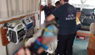Bodrum açıklarında teknede kaza geçiren turist hastanelik oldu