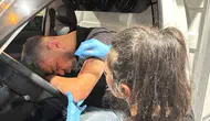 Aksaray'da alkolün dozu kaçtı 2.33 promil ile akaryakıt istasyonunda direksiyonda sızdı