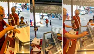 Çocuğuna 2 lahmacun almak isteyen anneye kaba davranış