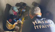 Hatay’da inşaat kazası İşçi asansör boşluğuna düştü