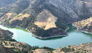 Kahramanmaraş’ta Sarıgüzel Barajı görsel bir şölene dönüştü