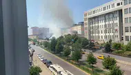 Gebze Adliyesi bahçesindeki güneş panellerinde yangın paniği