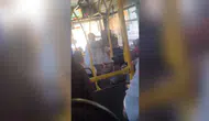 Malatya’da toplu taşımada yumruklu kavga anı kameraya yansıdı