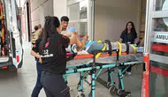 Adıyaman İndere yolunda kaza İki genç yaralandı