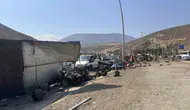 Hatay'da freni patlayan tır ortalığı birbirine kattı
