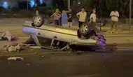 Mersin'de gece yarısı kaza Aynı aileden 5 kişi yaralandı