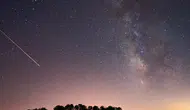 Çankırı gökyüzünde Perseid meteor yağmuru rüzgarı