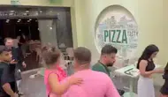 Bursa'da bir pizzacıda çıkan kavga mekanı savaş alanına çevirdi