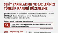 Terörle mücadelede yaralananlar için başvuru süreci başlıyor