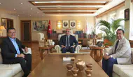 Bakan Ersoy ve Acun Ilıcalı turizm tanıtımı için masaya oturdu