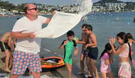 Bodrum sahilinde alışılmadık serinlik