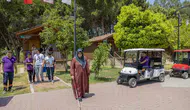 Görme engelli vatandaşlar Tarsus’ta doğayla buluştu