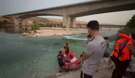 Fırat Nehri kıyısında piknik yapan 10 kişi sular arasında kaldı