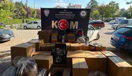 Makaron dolum atölyesine polis baskını 270 bin makaron ele geçirildi