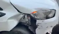 Nusaybin trafiğinde kaza İki araç çarpıştı