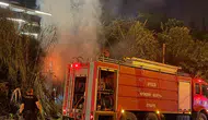 Alanya'da gece vakti sazlık yangını korkuttu