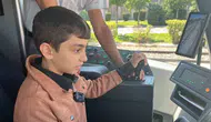 13 yaşındaki Miraç için tramvay vatmanlığı hayali gerçek oldu