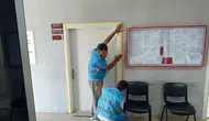 Sinop adliyesinde tadilatı yükümlüler yapıyor