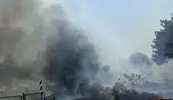 Eskişehir çevre yolunda dumanlar yükseliyor