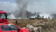 Efeler'de zeytinlikte alevler evleri tehdit etti Ekipler seferber oldu