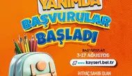 Kayseri'de öğrencilere 5 bin liralık eğitim desteği başvuruları başladı