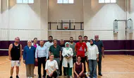Düzce Milli Eğitim çalışanları voleybol maçında stres attı