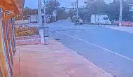 Sakarya’da elektrikli bisiklet kazası kamerada