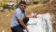 Elbistan yaylalarında asırlık kar saklama yöntemi hala yaşıyor