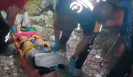 Saros Körfezi sahilinde yürüyen genç kız kayalıklara düştü