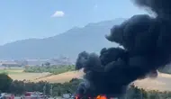 Orhangazi'de korkutan yangın faciaya dönmeden durduruldu