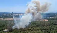 Buca ormanlarında yangın alarmı