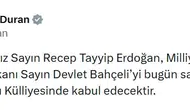 Erdoğan ve Bahçeli bugün Külliye’de bir araya geliyor