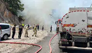 Alanya ormanlarında alevler yükseliyor