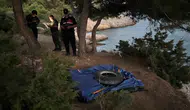 Datça sahillerinde karavan ve çadır kampına jandarma engeli