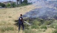 Van'da tarım arazisinde dumanlar yükseldi