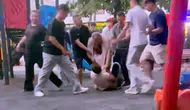 Avcılar'da çocuk parkında yetişkin kavgası dehşeti