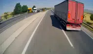 Konya’da TIR dehşeti kamerada