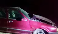 Çankırı yolunda iki araç hurdaya döndü ama kimse yara almadı