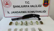 Suruç'ta jandarma uyuşturucu ve mühimmata el koydu